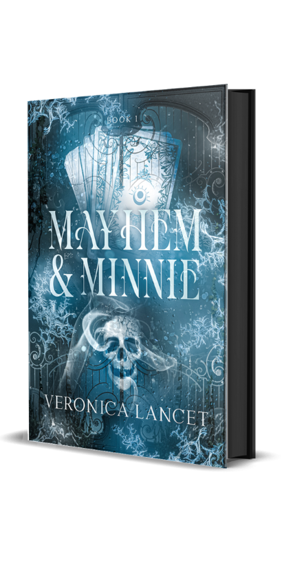 Mayhem and Minnie - Hardcover w Black Pages