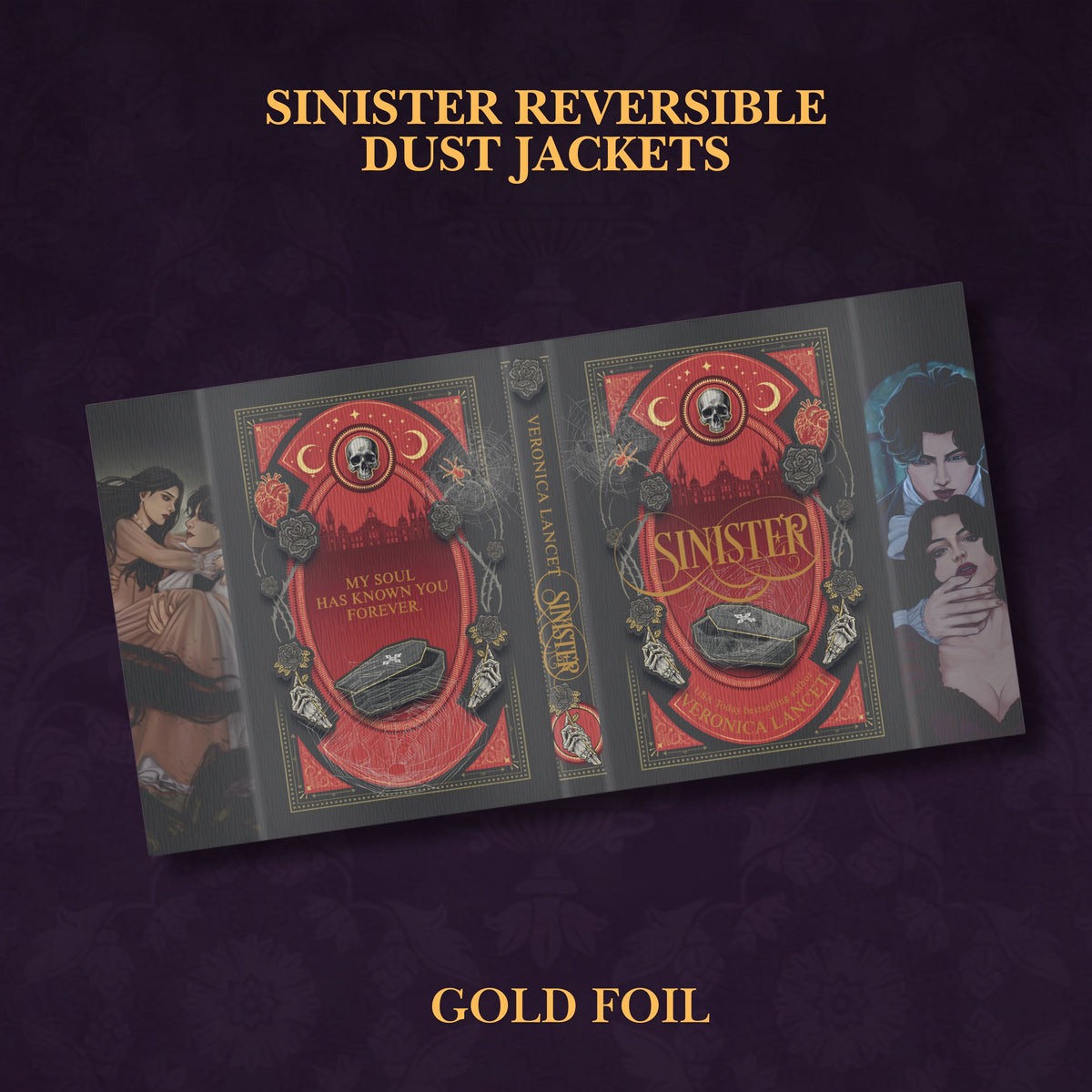 SINISTER Reversible Foiled Dust Jacket