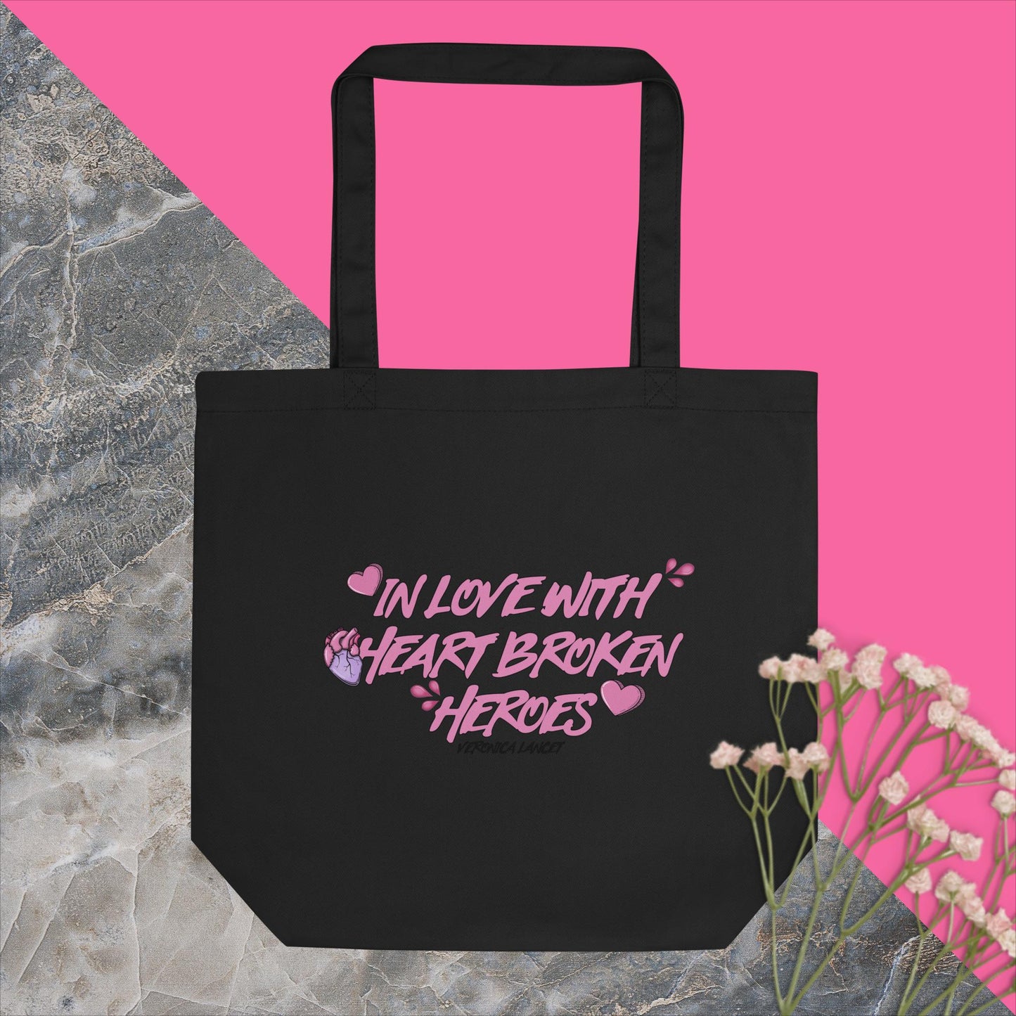 In Love with Heartbroken Heroes Eco Tote Bag