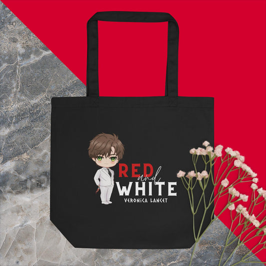 Red & White Eco Tote Bag